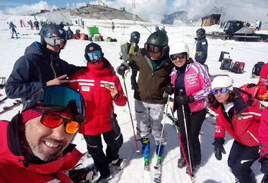 Summer skiing in Breuil-Cervinia